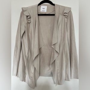 Mango faux velvet size S